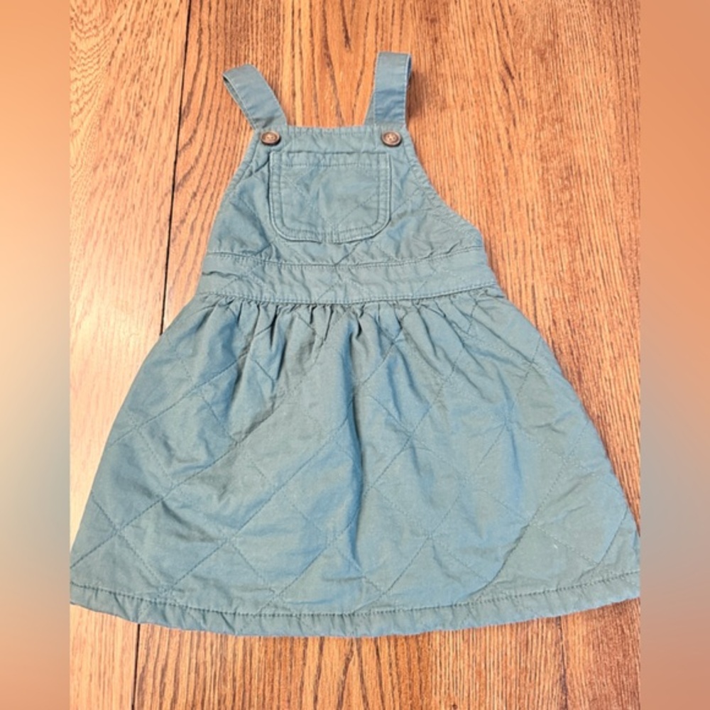 Art Class Forest Green Kids Casual Dress BC